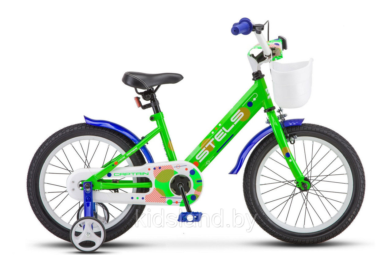 Детский велосипед Stels Captain 16'' (зеленый)