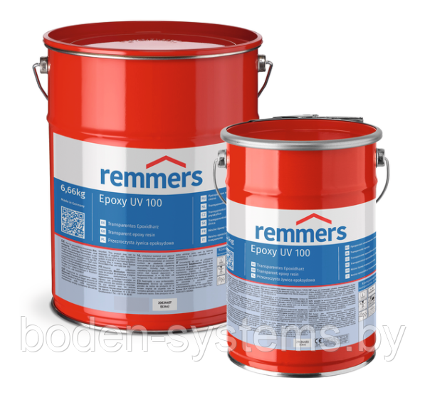 Remmers Epoxy UV 100 (10 кг) - лак на основе эпоксидной смолы для использования в качестве запечатки