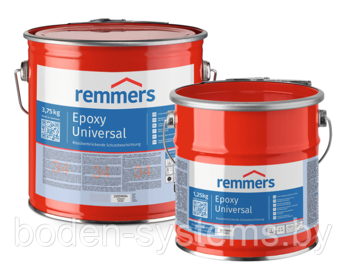 Remmers Epoxy Universal (30 кг) - химостойкое, эпоксидное покрытие для ёмкостей, чёрное