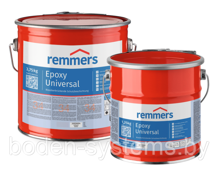 Remmers Epoxy Universal (30 кг), чёрное - химостойкое, эпоксидное покрытие для ёмкостей - фото 1 - id-p75395227