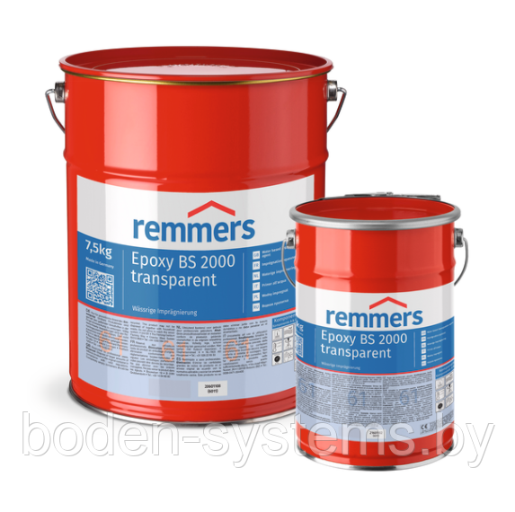 Remmers Epoxy BS 2000 transparent (10 кг) - прозрачная водоэмульгируемая эпоксидная смола для грунтования - фото 1 - id-p73557109