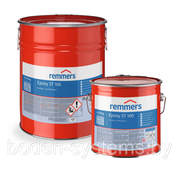 Remmers Epoxy ST 100 (25 кг) - 2-компонентная прозрачная смола для грунтования и изготовления растворов