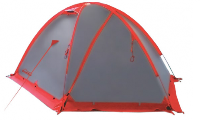 Палатка экспедиционная Tramp ROCK 3-местная (V2), арт TRT-28 (330х220х130), фото 1
