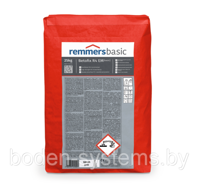 Betofix R4 EM [basic], 25 кг - высокопрочный полимер-цементный раствор для стяжек