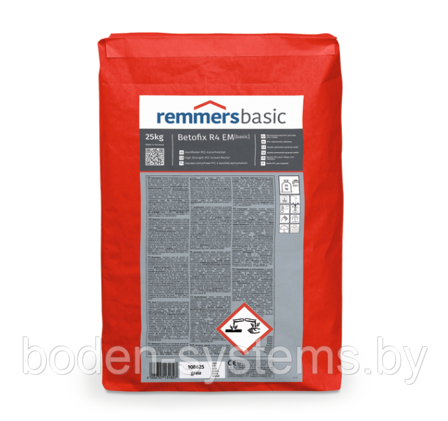 Betofix R4 EM [basic], 25 кг - высокопрочный полимер-цементный раствор для стяжек - фото 1 - id-p43676370