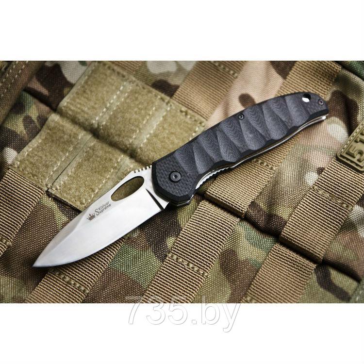 Нож складной Hero 440C S (Сатин, G10) - фото 1 - id-p175825141