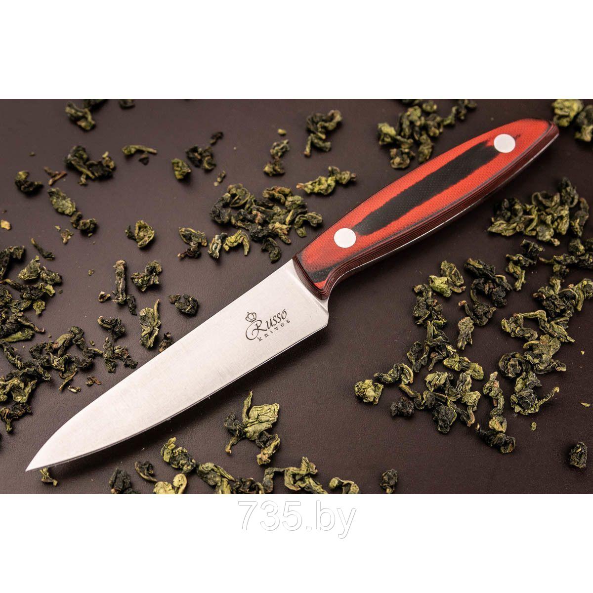 Нож кухонный Alexander S AUS-8 Red - фото 1 - id-p175825324
