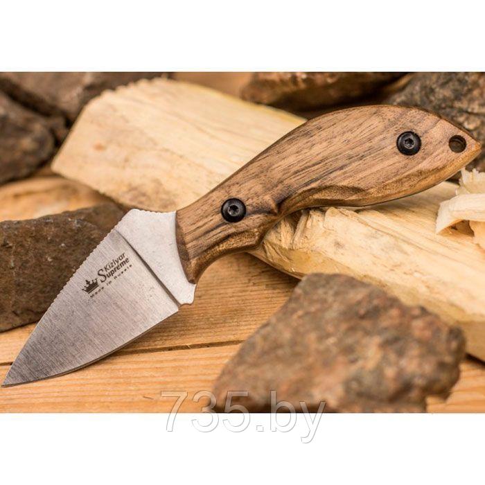 Нож Hammy AUS-8 SW (Stonewash, деревянная рукоять) - фото 1 - id-p175825392