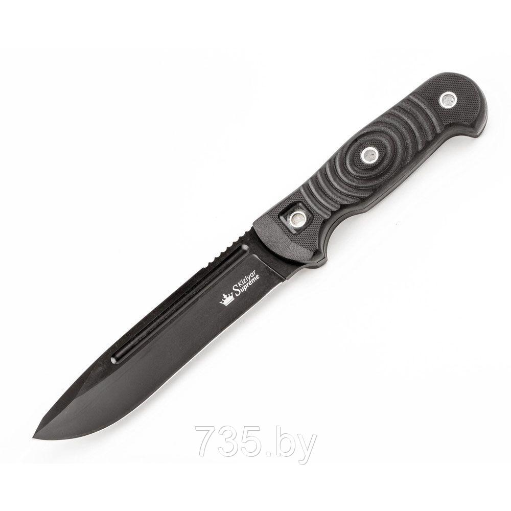 Нож Maximus AUS-8 BT (Black Titanium, черная рукоять) - фото 1 - id-p175825396
