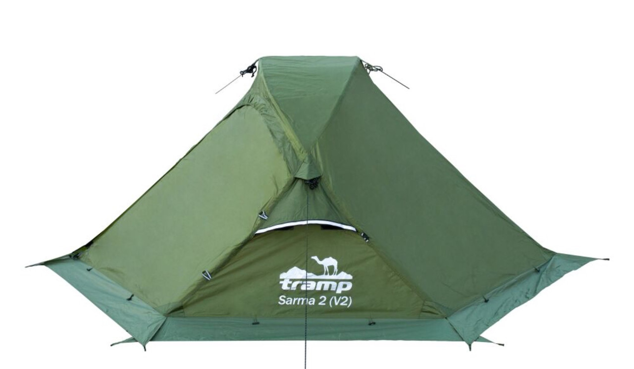 Палатка Экспедиционная Tramp Sarma 2-местная Green, арт. TRT-30g (260х222х102) - фото 7 - id-p175826168