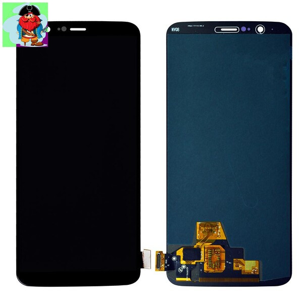 Экран для OnePlus 5T с тачскрином, цвет: чёрный (OLED) - фото 1 - id-p175829505