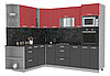 Кухня Мила Лайт 1,88х2,6ВТ (много цветов и комбинаций!) фабрика Интерлиния, фото 5