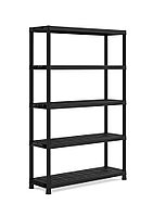 Стеллаж пластиковый Kis Plus Shelf 120/5 черный