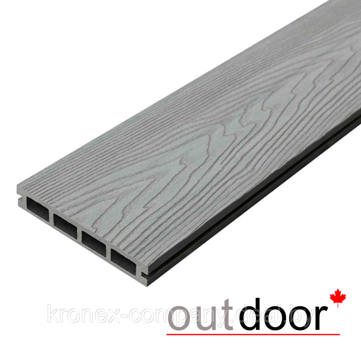 Террасная доска ДПК Outdoor 3D 150*25*4000 мм. HAVANA GREY серая микс - фото 2 - id-p92689142