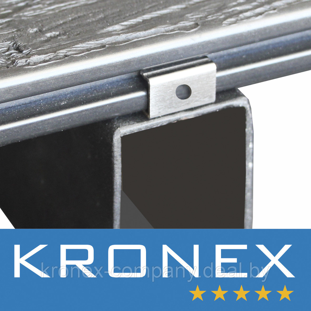 Крепеж стартовый KRONEX №7 для каркаса из металлопрофиля и лаги ДПК (упак/10 шт) - фото 2 - id-p144933500