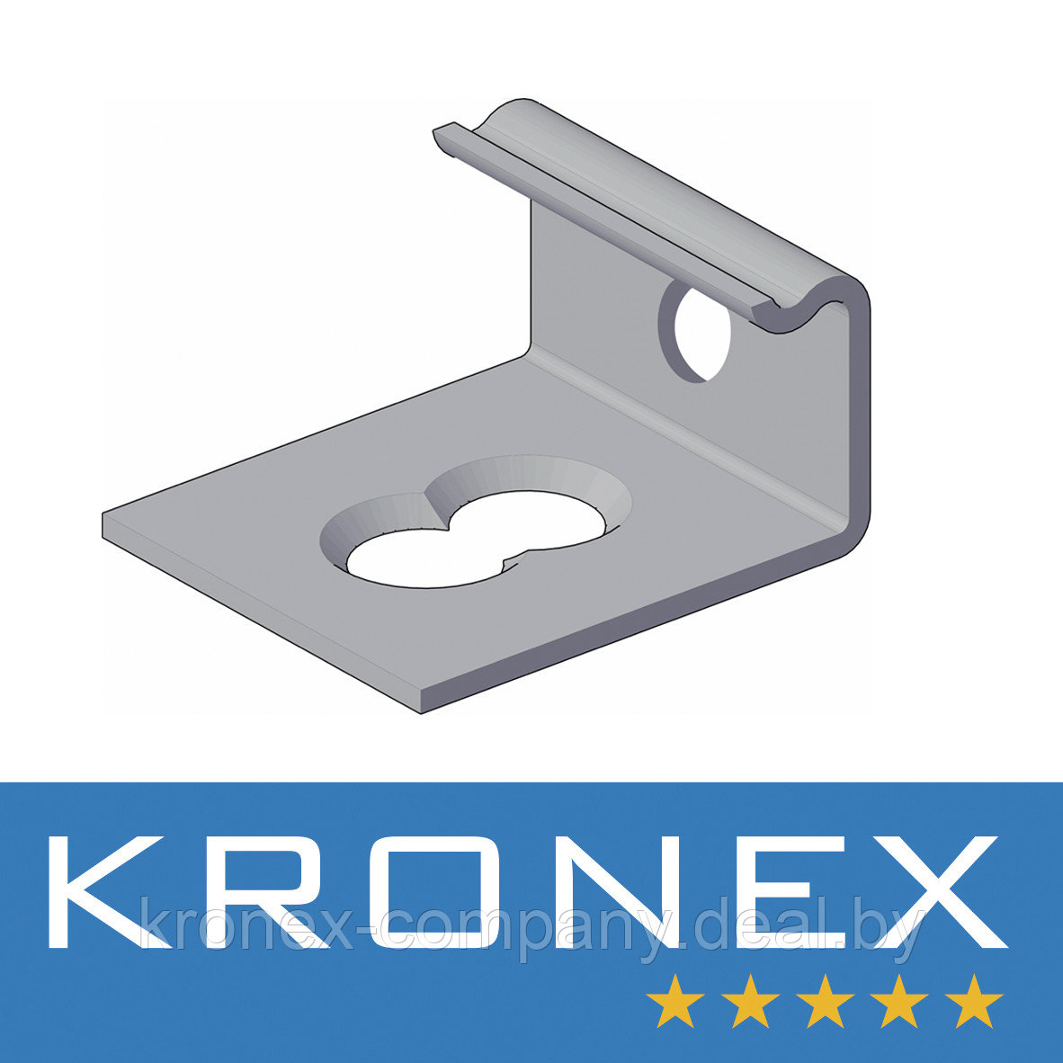 Крепеж стартовый KRONEX №7 для каркаса из металлопрофиля и лаги ДПК (упак/10 шт) - фото 3 - id-p144933500