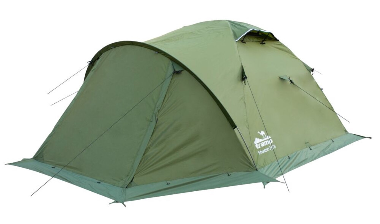 Палатка экспедиционная Tramp MOUNTAIN 2-местная Green, арт TRT-22g (300х220х120) - фото 1 - id-p175842216