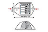Палатка Экспедиционная Tramp Mountain 4-местная Green, арт. TRT-24g (410х220х130), фото 2