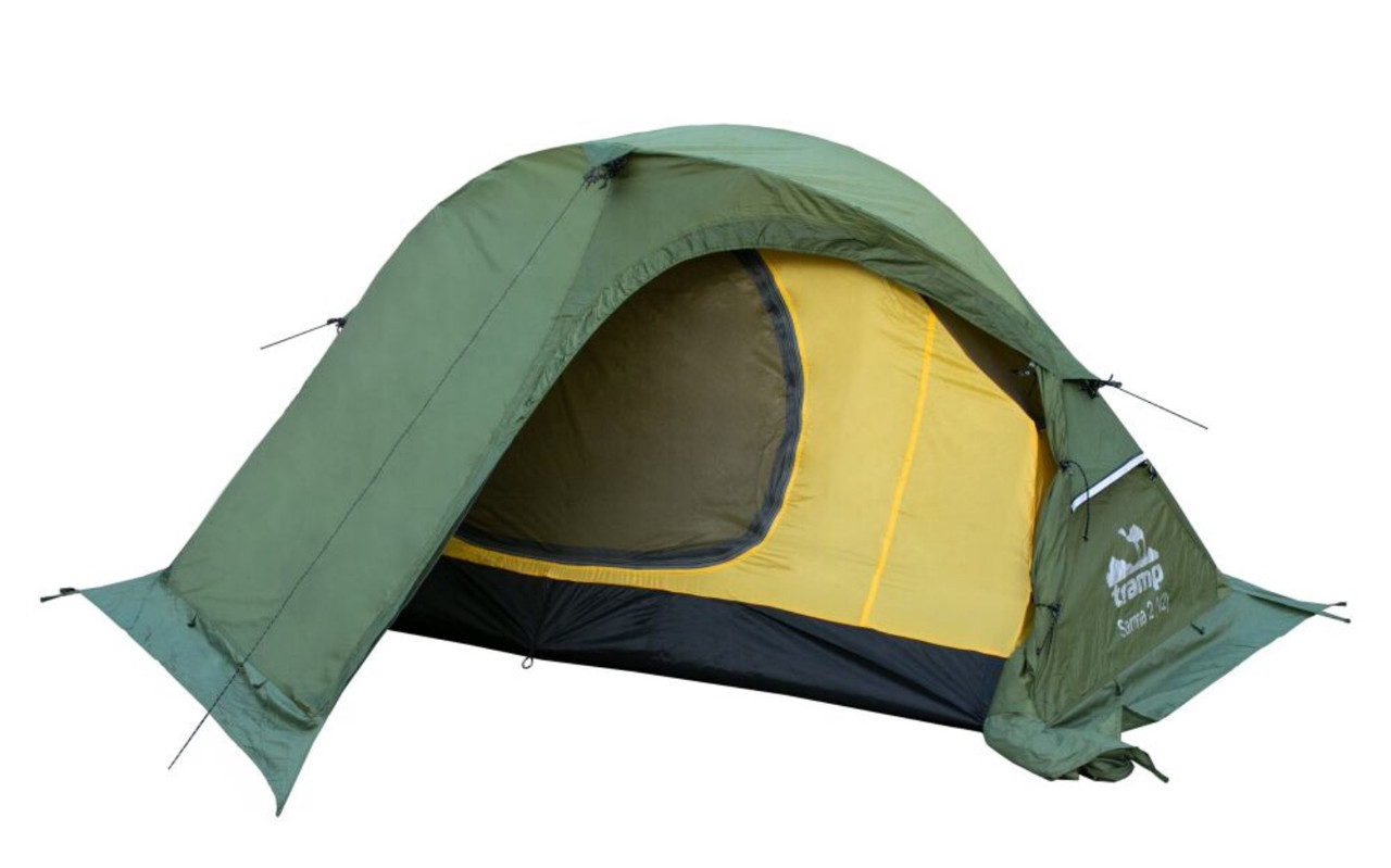 Палатка Экспедиционная Tramp Sarma 2-местная Green, арт. TRT-30g (260х222х102) - фото 1 - id-p175842223