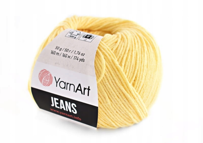 YarnArt Jeans цвет 88 дыня / желтый - фото 2 - id-p175876155