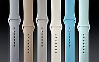 Силиконовый ремешок Apple Watch (42/44 мм.) цвета в ассортименте