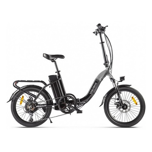 Велогибрид VOLTECO FLEX Черно-серый