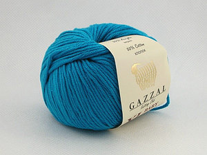 Пряжа Gazzal Baby Cotton XL 3428 тёмная бирюза