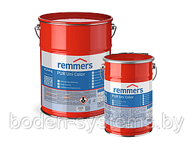 Remmers PUR Uni Color (25 кг), RAL 7001 - полиуретановое вязко-твёрдое промышленное покрытие пола