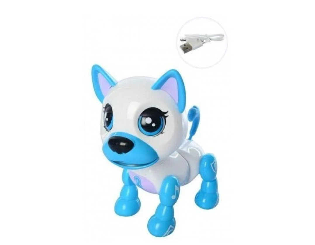 Интерактивная собака "Умный щенок" на аккумуляторе с USB зарядкой, арт. E5599-1 - фото 2 - id-p132653608