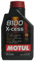 Моторное масло Motul 8100 X-cess 5W40 1л