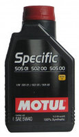 Моторное масло Motul Specific 505.01/ 502.00/ 505.00 5W-40 1л