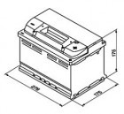 Автомобильный аккумулятор Bosch S4 007 (572409068) 72 А/ч