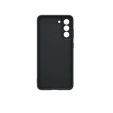 Чехол-накладка для Samsung Galaxy S21 FE SM-G990 (силикон) черный с защитой камеры - фото 2 - id-p175880673