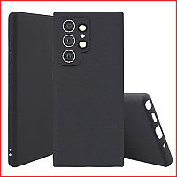 Чехол-накладка для Samsung Galaxy S22 Ultra SM-S908 (силикон) черный