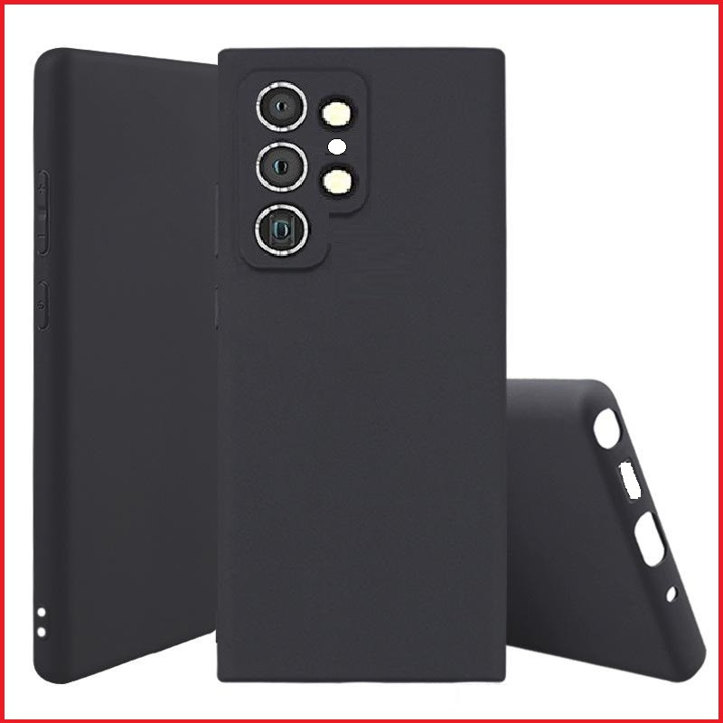 Чехол-накладка для Samsung Galaxy S22 Ultra SM-S908 (силикон) черный - фото 1 - id-p175884729