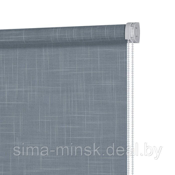 Рулонная штора «Шантунг», 70х160 см, цвет тёмно-лазурный - фото 2 - id-p175889853