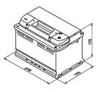 Автомобильный аккумулятор Bosch S4 092 S40 070 (72 А·ч)