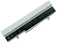 Батарея (аккумулятор) усиленная, белая 11.1V 4400mAh для ноутбука Asus Eee PC 1001HA, 1001PQ, 1001PX