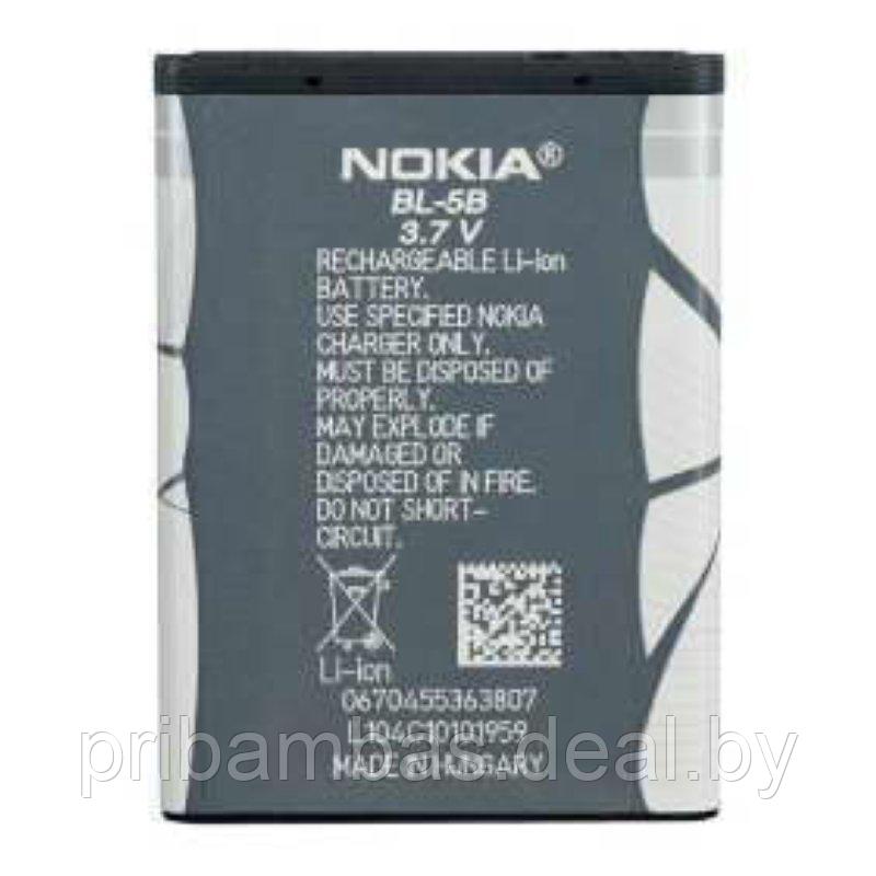АКБ (аккумулятор, батарея) Nokia BL-5B оригинальный 890mAh для Nokia 3220, 3230, 5070, 5140, 5140i, - фото 1 - id-p250647