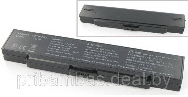 Батарея (аккумулятор) 11.1V 4400mAh (черный) для ноутбука Sony PCG-6, PCG-7, VGC-LA, VGC-LB, VGN-AR,