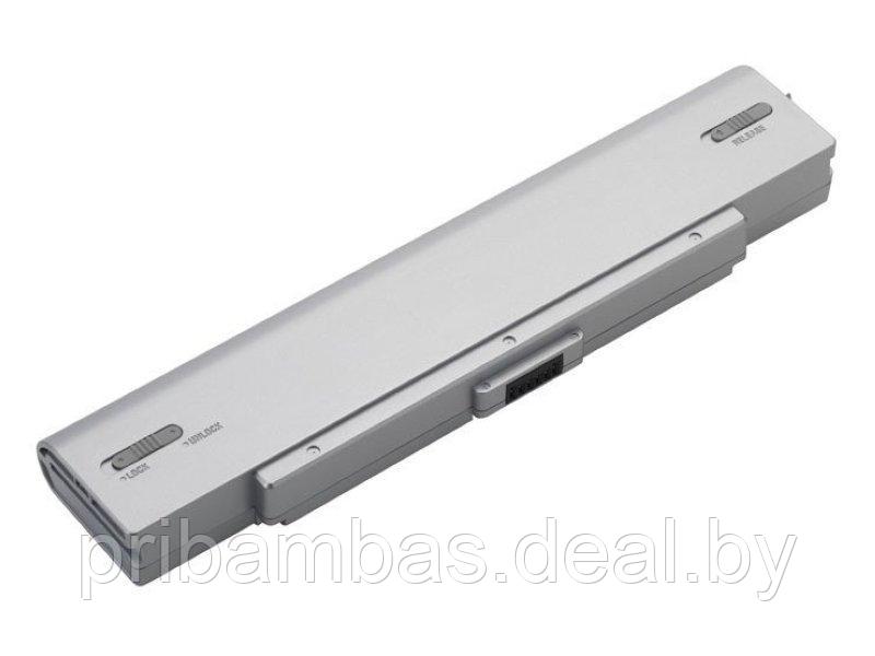 Батарея (аккумулятор) 11.1V 4400mAh (серебристый) для ноутбука Sony VGN-AR, VGN-CR, VGN-NR, VGN-SZ6, - фото 1 - id-p437211