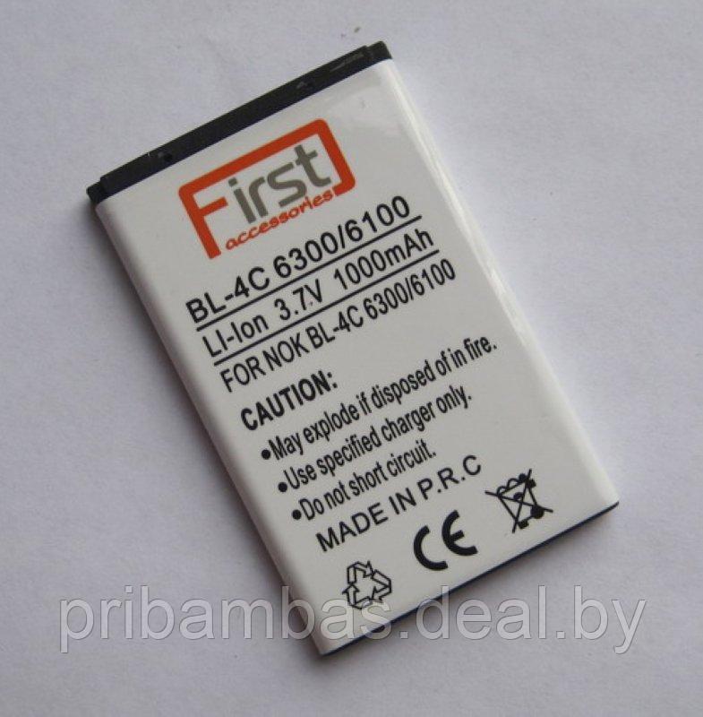 АКБ (аккумулятор, батарея) BL-4C Совместимый 860mAh для TeXet TM-99, TM-101, ТМ-127, ТМ-128, ТМ-130, - фото 1 - id-p2465691