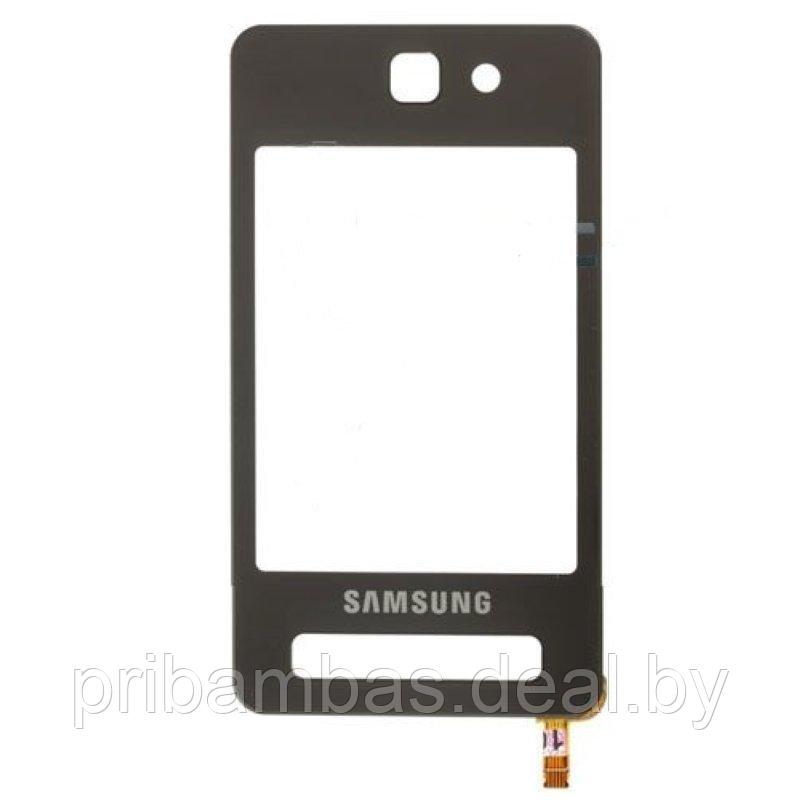 Тачскрин (сенсорный экран) для Samsung F480 Tocco черный совместимый - фото 1 - id-p437543