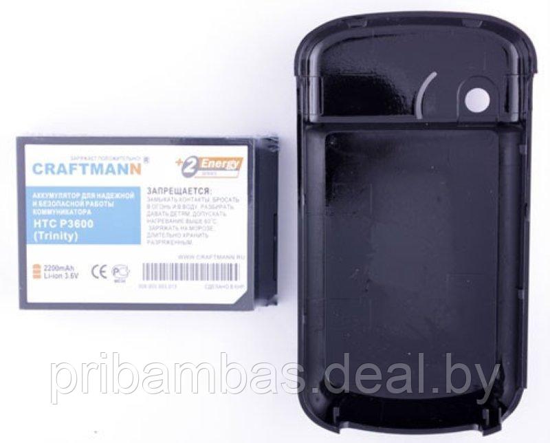 АКБ (аккумулятор, батарея) HTC BA S150 (TRIN160) Craftmann усиленный с крышкой черный 2200mAh для HT