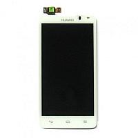 Дисплей (экран) для Huawei U9500 Ascend D1 с тачскрином белый