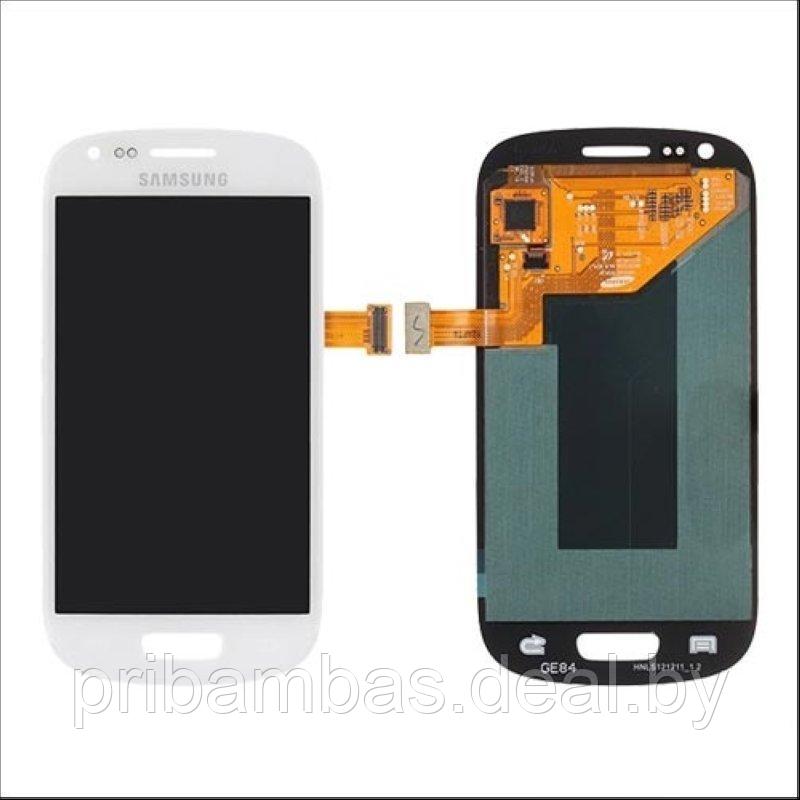 Дисплей (экран) для Samsung Galaxy S3 mini i8190 с тачскрином белый - фото 1 - id-p2968142