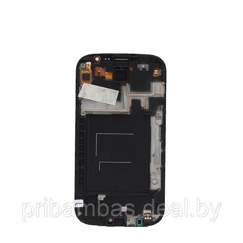 Дисплей (экран) для Samsung i9082 Galaxy Grand Duos с тачскрином и рамкой белый - фото 1 - id-p2968155
