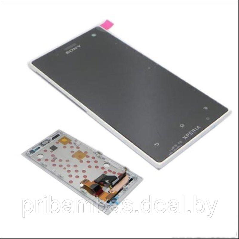 Дисплей (экран) для Sony Xperia Acro S LT26W с тачскрином черный - фото 1 - id-p2968204