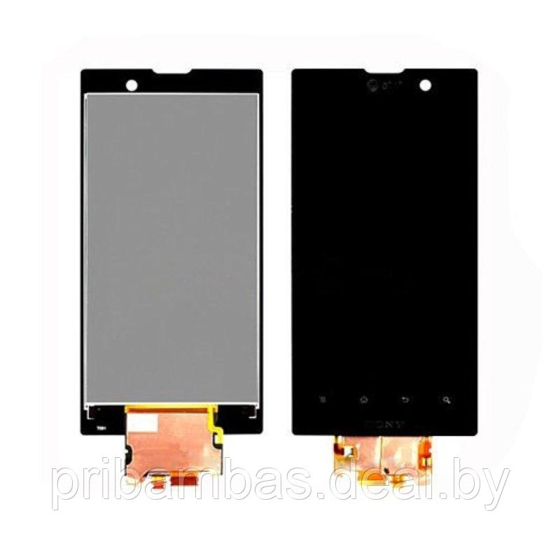 Дисплей (экран) для Sony Xperia Ion LT28i LT28h с тачскрином черный - фото 1 - id-p2968206