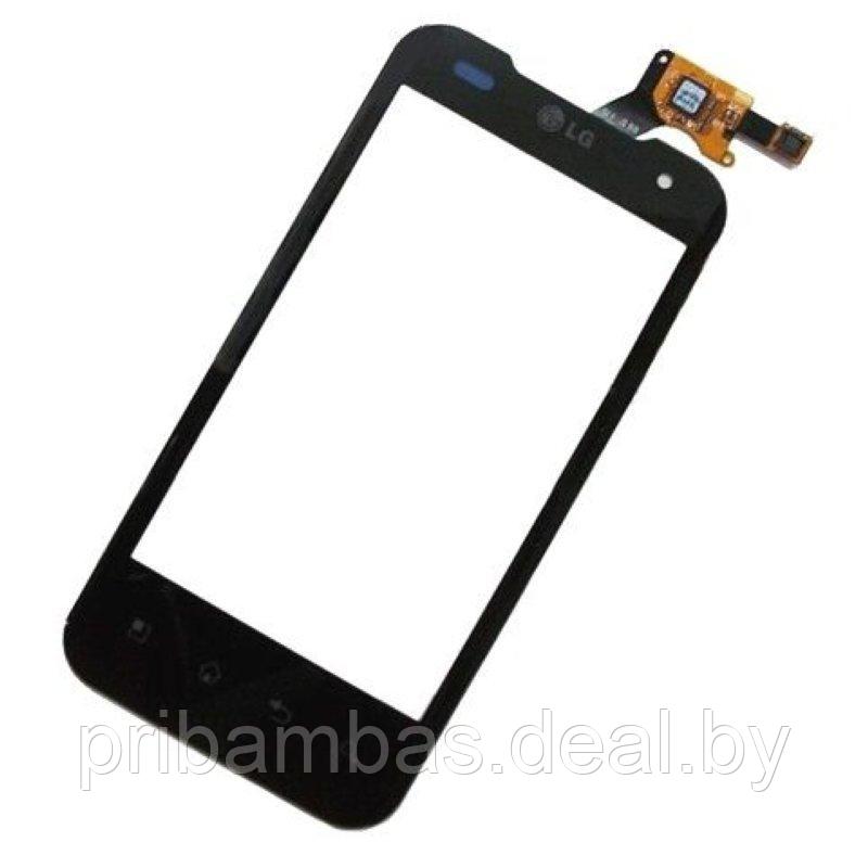 Тачскрин (сенсорный экран) для LG P990 Optimus 2X черный совместимый - фото 1 - id-p1822020